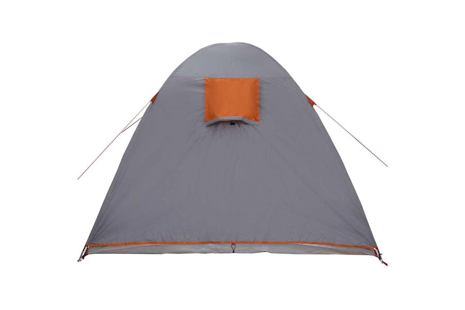 Vidaxl Dome Tent Dome With Roof Grey And Orange 384 X 254 X 170 Cm-6