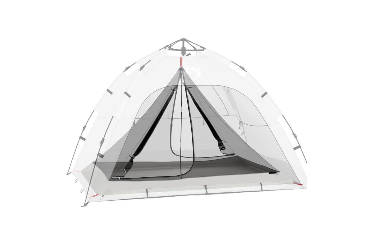 Vidaxl Inner Tent With Roof With Storage Black 240 X 160 X 133 Cm Mesh-3