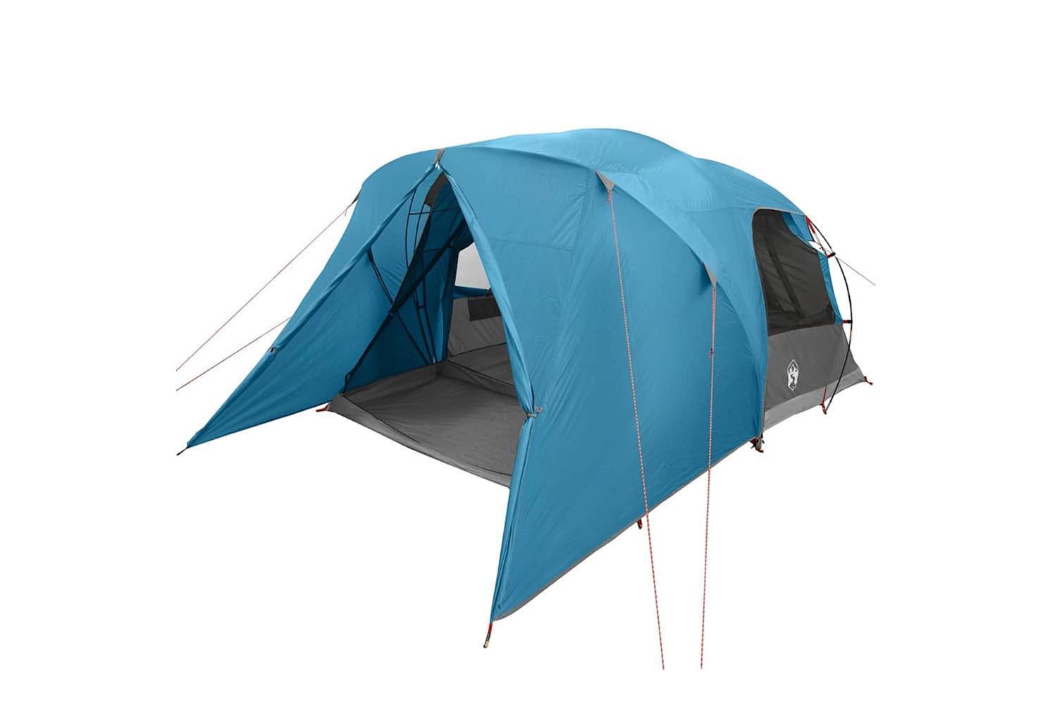 Vidaxl Dome Tent With Roof With Storage Blue 455 X 252 X 178 Cm