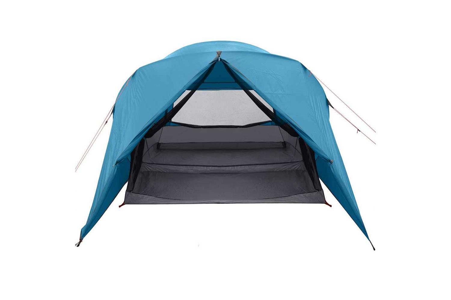 Vidaxl Dome Tent With Roof With Storage Blue 455 X 252 X 178 Cm-4