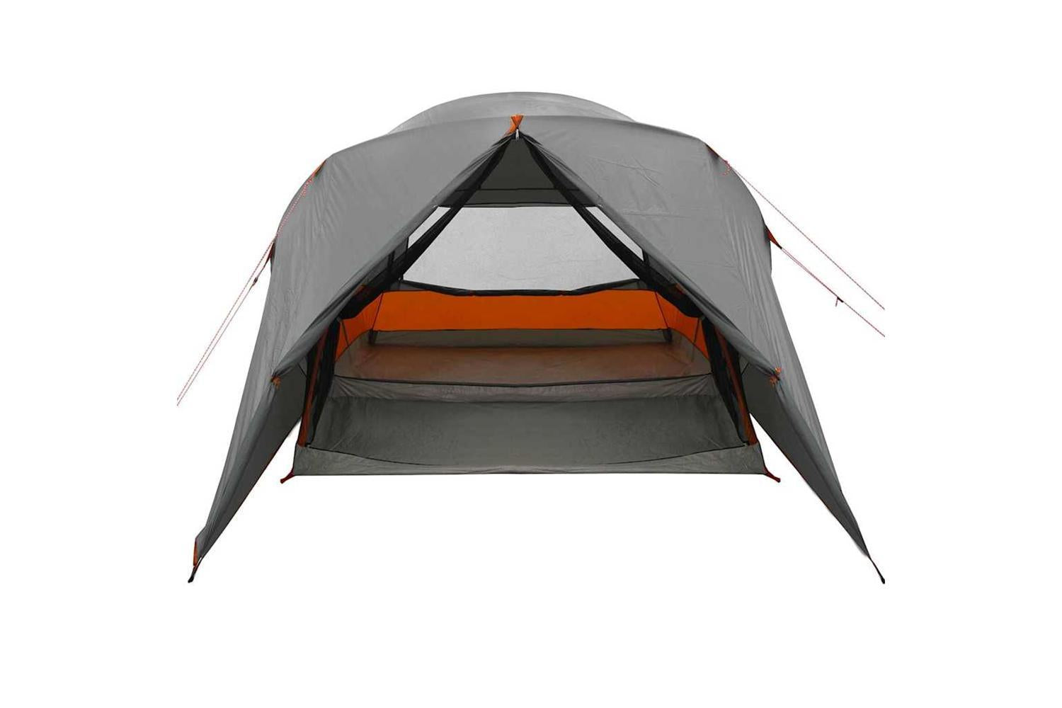 Vidaxl Dome Tent With Roof Grey And Orange 455 X 252 X 178 Cm-4