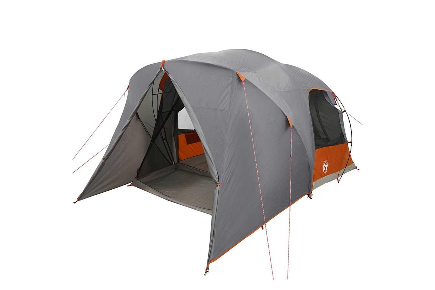 Vidaxl Dome Tent With Roof Grey And Orange 500 X 314 X 206 Cm-2