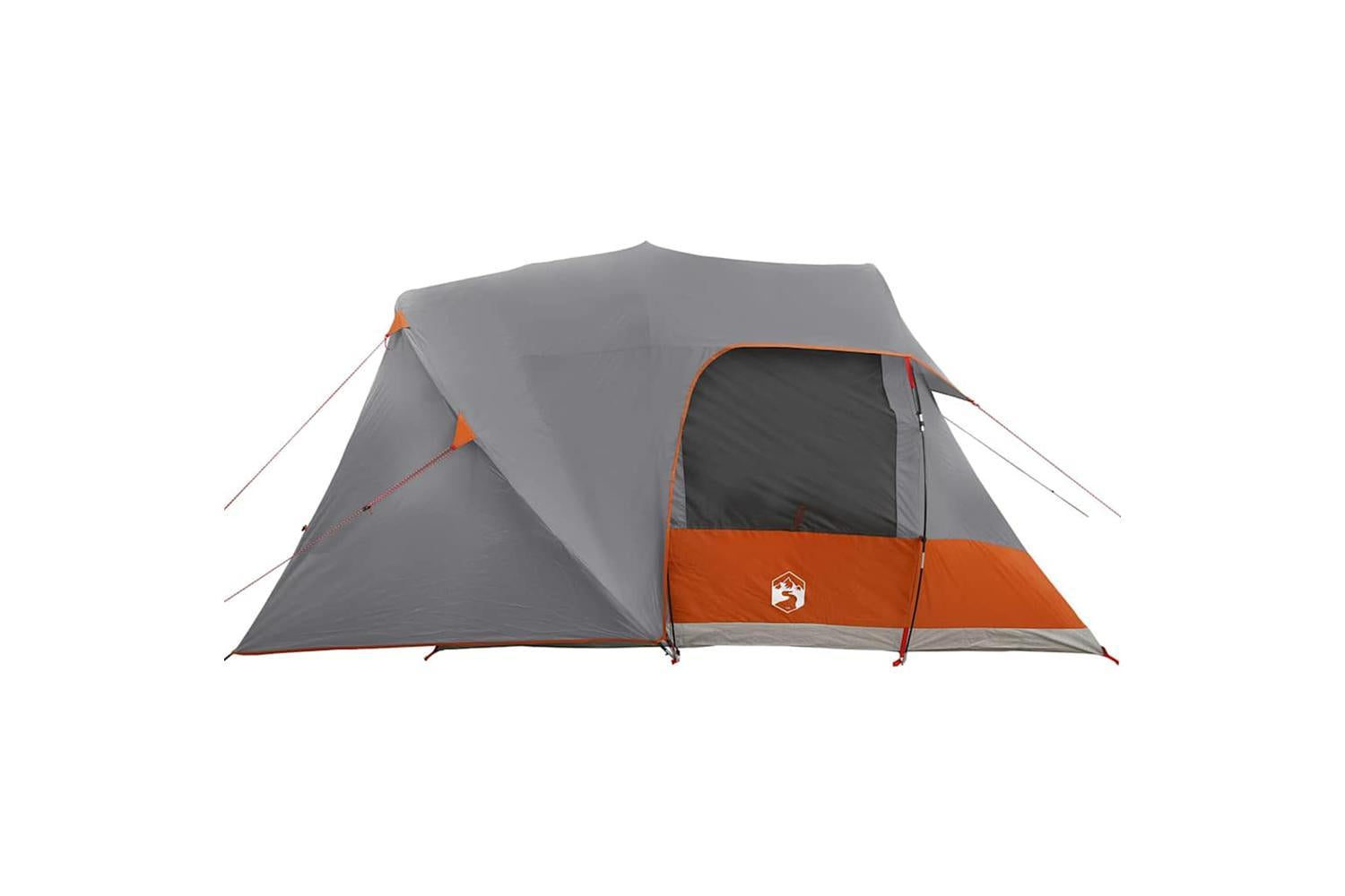 Vidaxl Dome Tent With Roof Grey And Orange 500 X 314 X 206 Cm-5