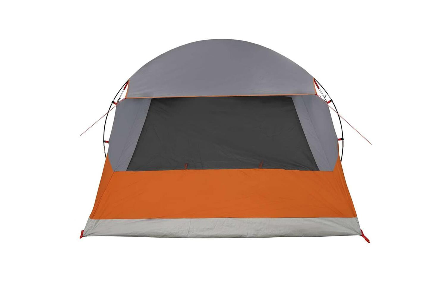 Vidaxl Dome Tent With Roof Grey And Orange 500 X 314 X 206 Cm-6