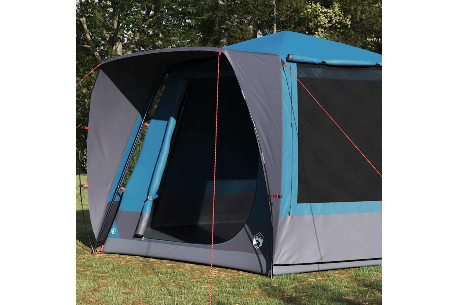 Vidaxl Camping Tent Blue 420 X 420 X 227 Cm Polyester-3