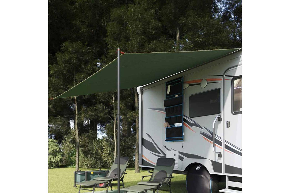 Vidaxl Water Resistant Tarp With Roof Green-3