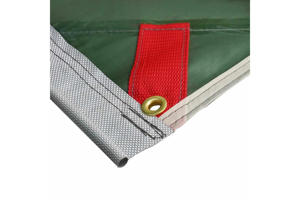 Vidaxl Water Resistant Tarp With Roof Green-7