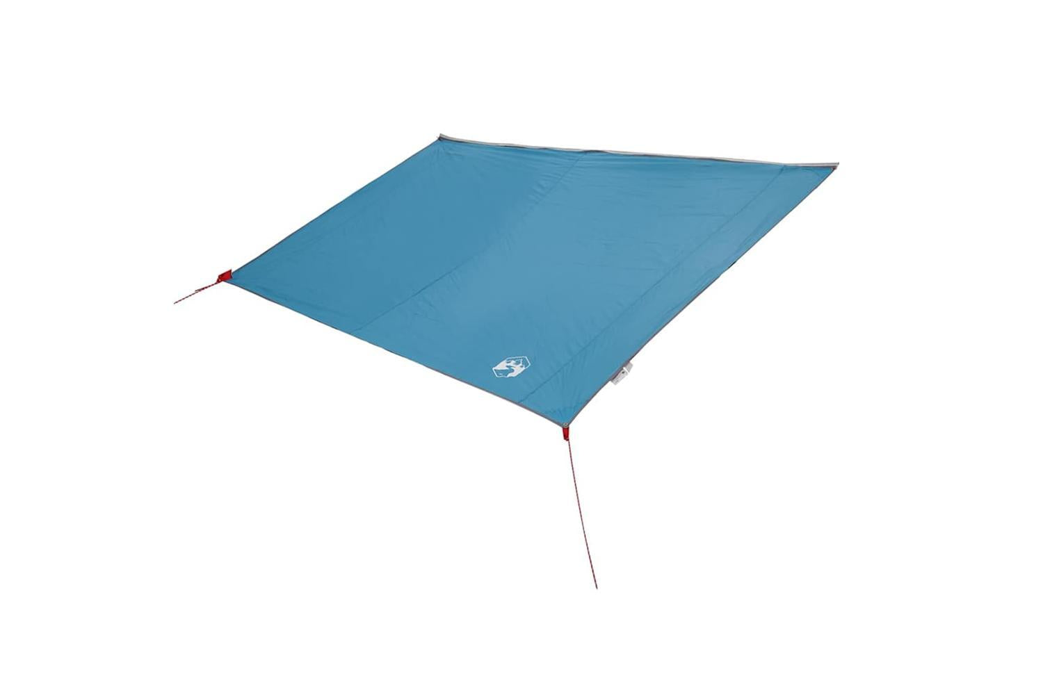 Vidaxl Water Resistant Tarp With Roof Blue-2