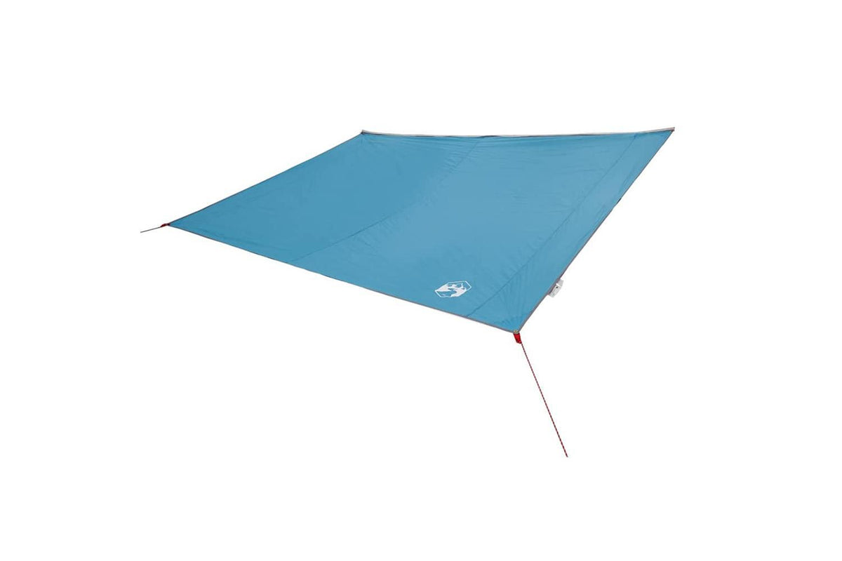 Vidaxl Water Resistant Tarp With Roof Blue-2