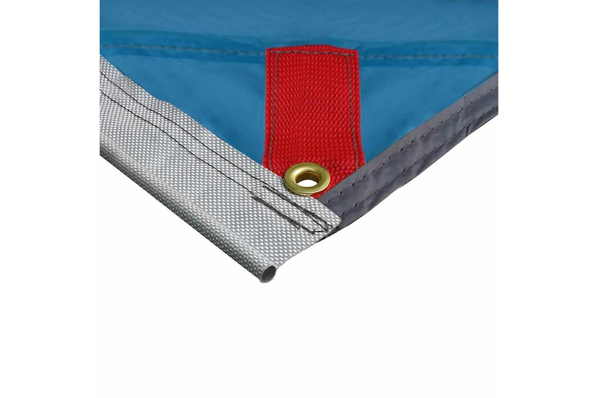 Vidaxl Water Resistant Tarp With Roof Blue-7