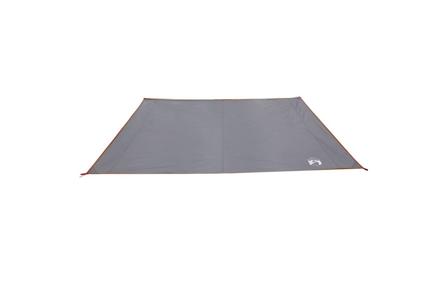 Vidaxl Water Resistant Tarp With Roof Grey And Orange-4