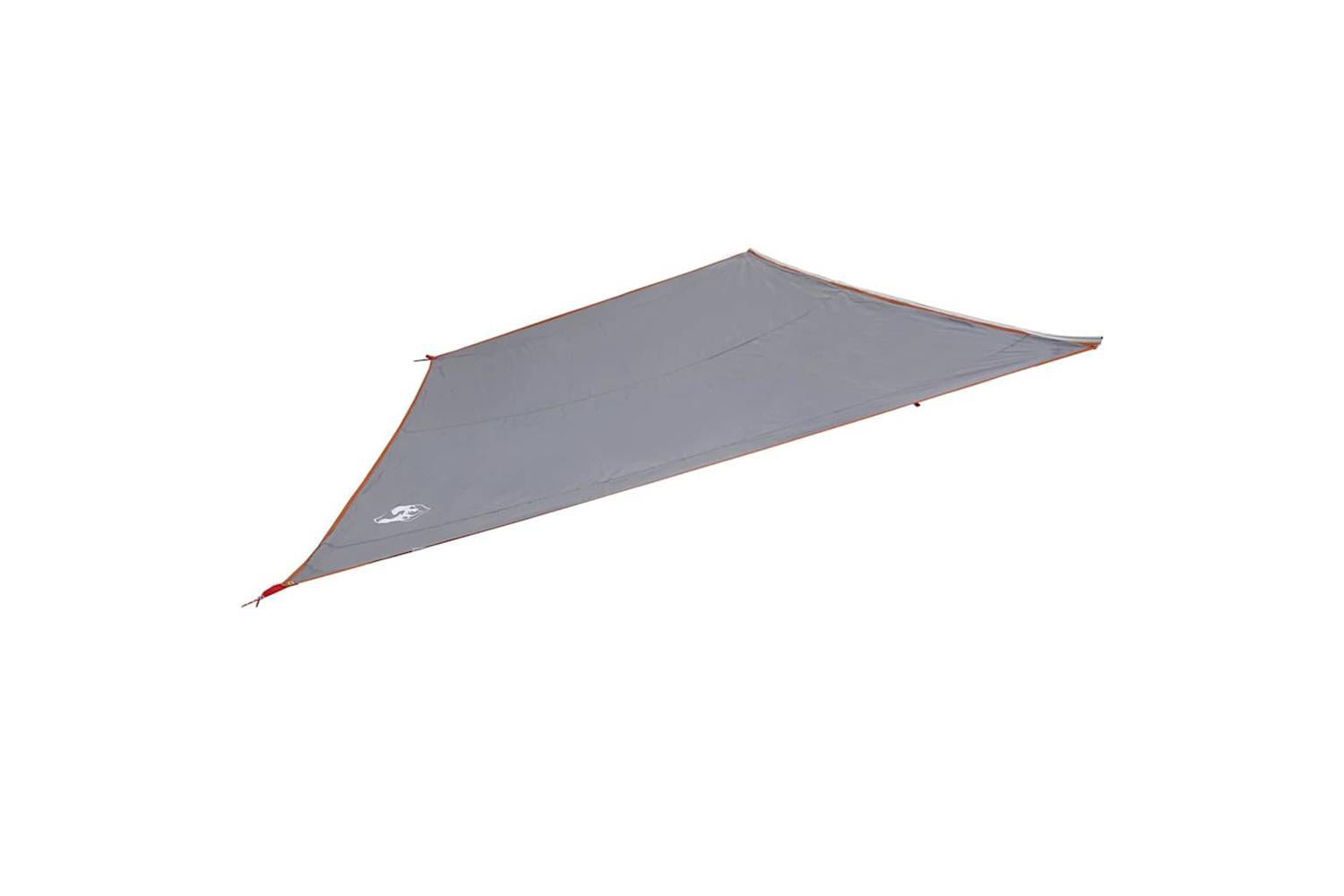 Vidaxl Water Resistant Tarp With Roof Grey And Orange-5