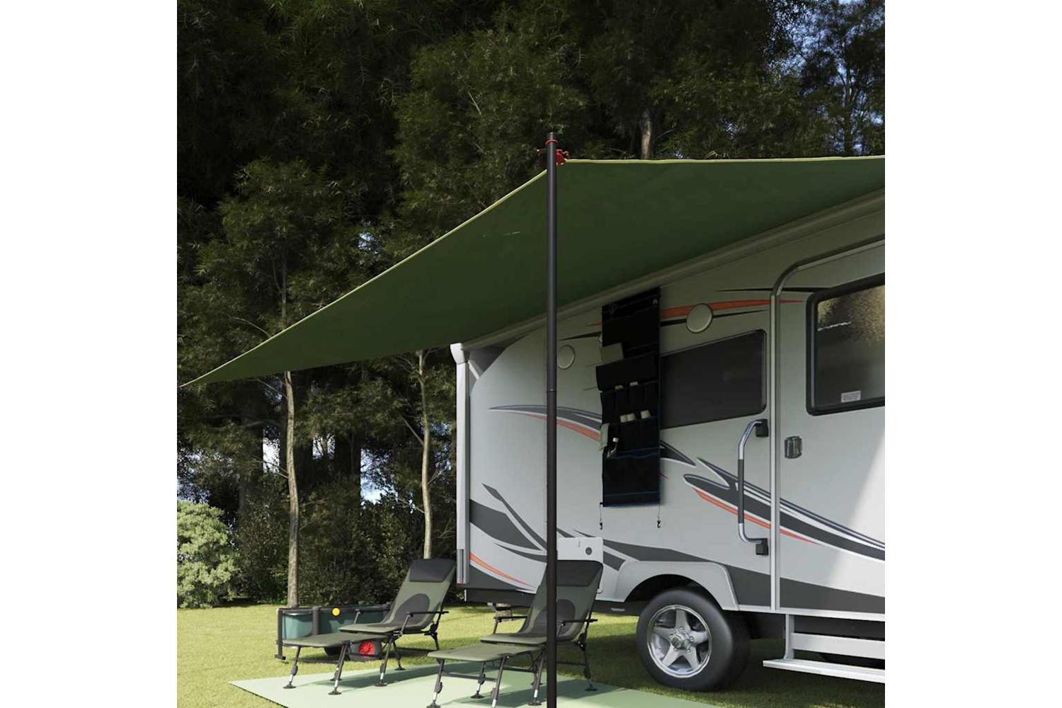 Vidaxl Water Resistant Tarp With Roof Green-3
