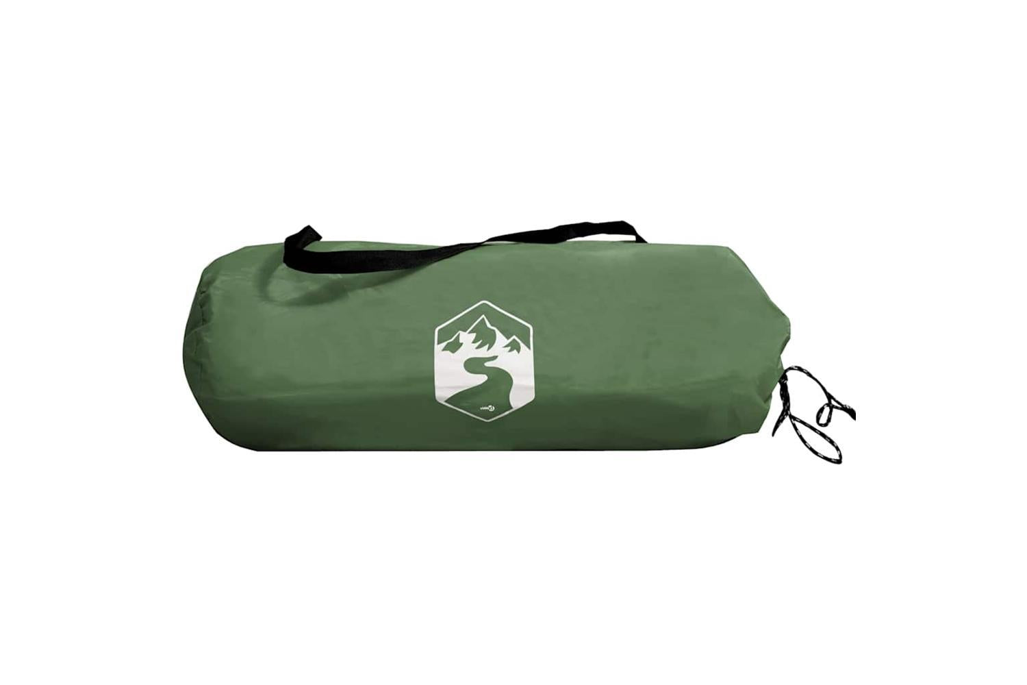 Vidaxl Water Resistant Tarp With Roof Green-9
