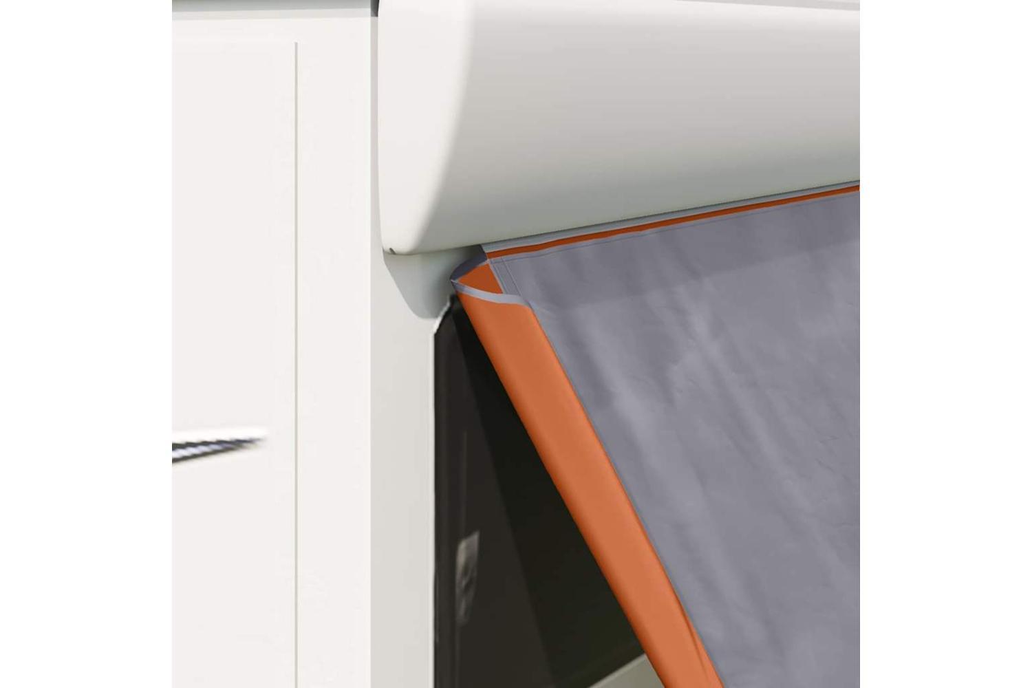 Vidaxl Tailgate Tent Grey And Orange 190 X 150 X 185 Cm Taffeta-4