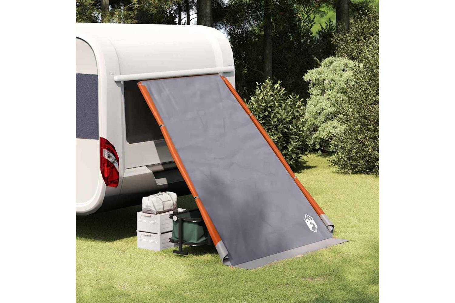 Vidaxl Tailgate Tent Grey And Orange 190 X 150 X 185 Cm Taffeta-3