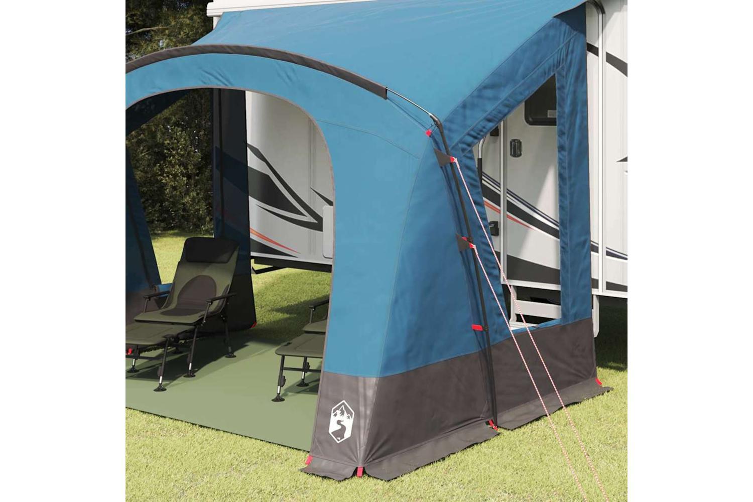 Vidaxl Caravan Tent With Roof With Storage Blue 252 X 245 X 245 Cm-3