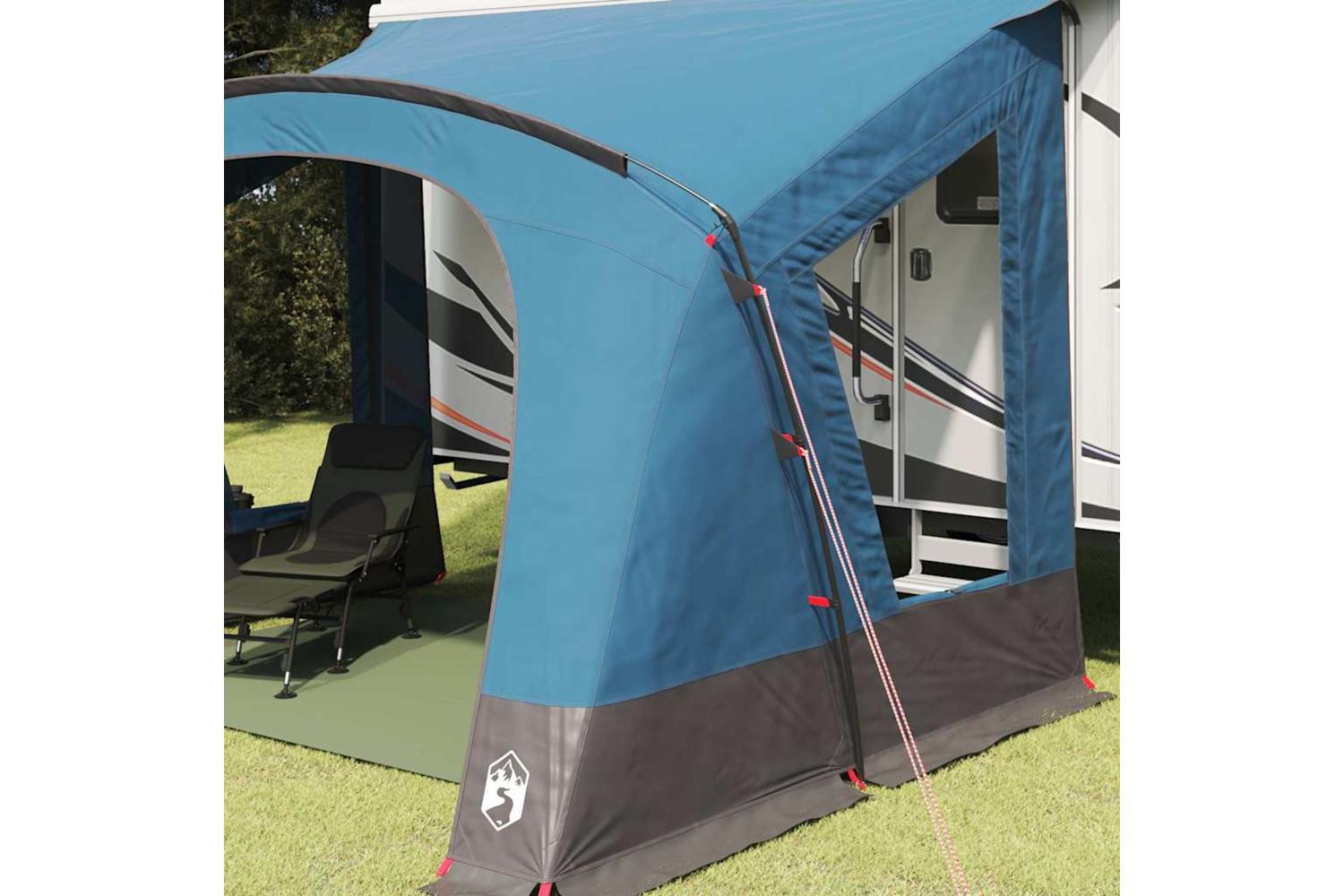Vidaxl Caravan Tent With Roof With Storage Blue 410 X 275 X 245 Cm-3