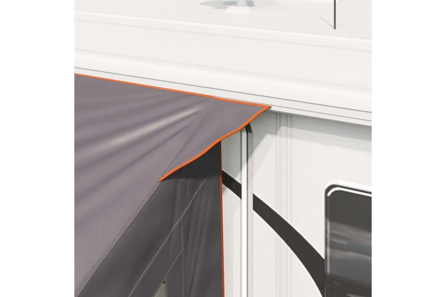 Vidaxl Caravan Tent With Roof Grey And Orange 410 X 275 X 245 Cm-4
