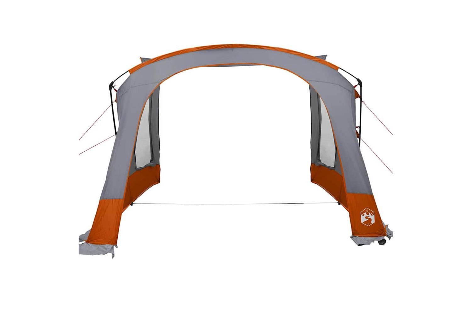 Vidaxl Caravan Tent With Roof Grey And Orange 410 X 275 X 245 Cm-5