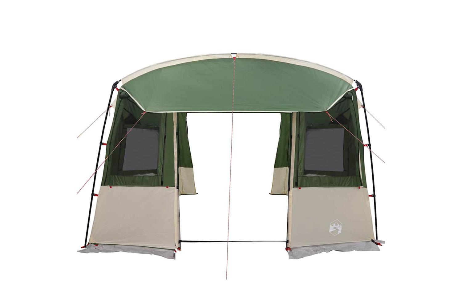 Vidaxl Tailgate Tent For Caravan Rectangular Green 352 X 250 X 240 Cm-5