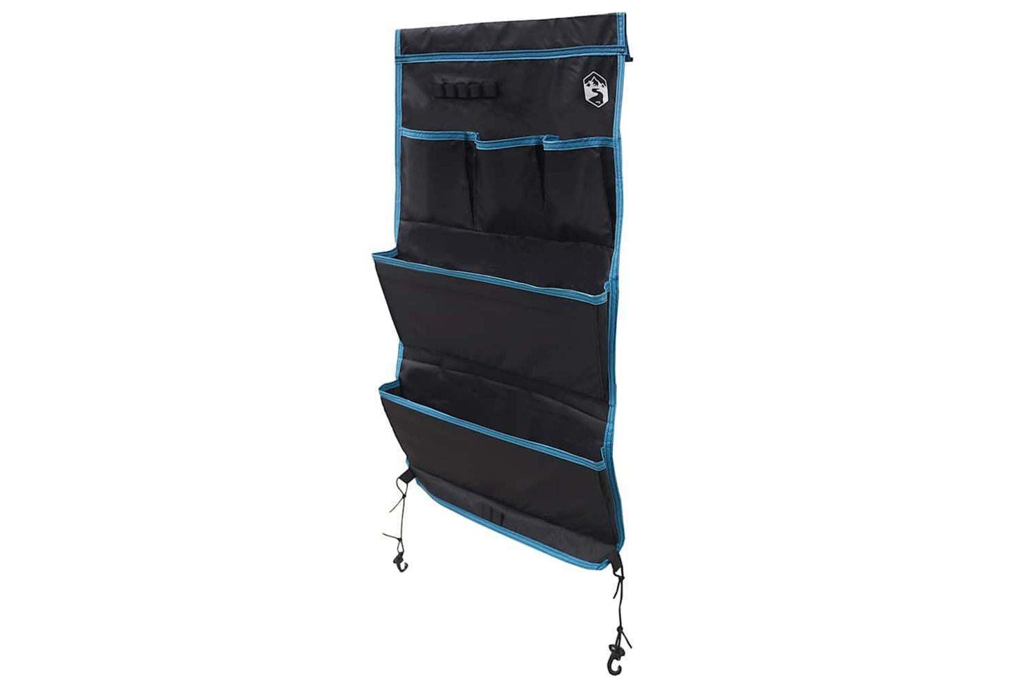 Vidaxl Storage Bag With Storage Black And Blue 91 X 47.5 Cm Oxford