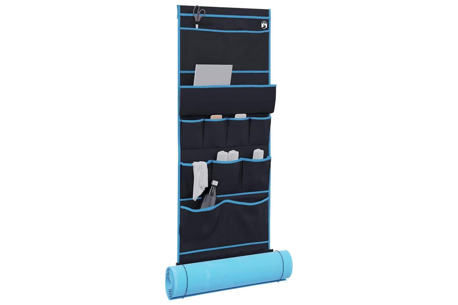 Vidaxl Storage Bag With Storage Black And Blue 161 X 58.5 Cm Oxford-3