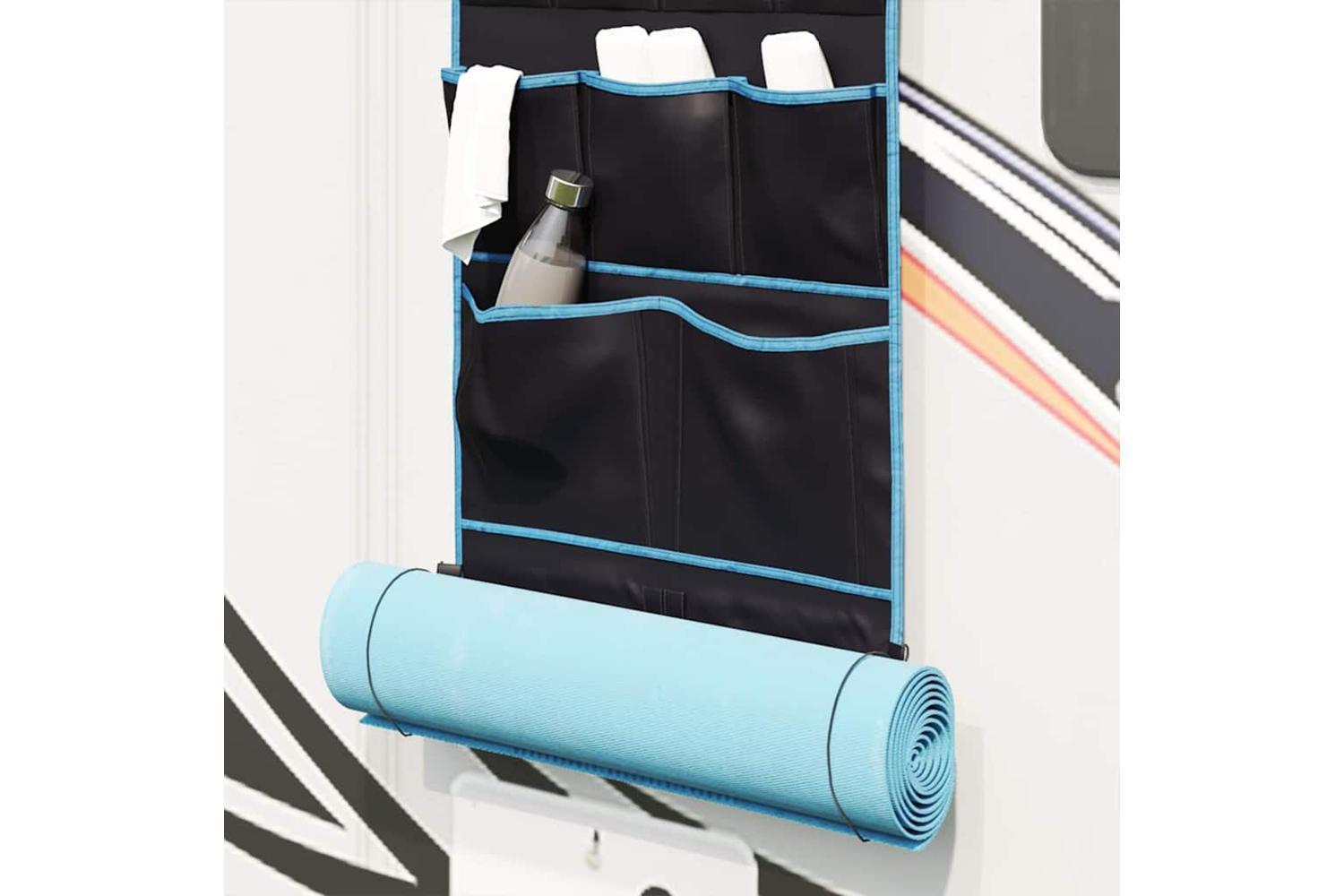Vidaxl Storage Bag With Storage Black And Blue 161 X 58.5 Cm Oxford-5
