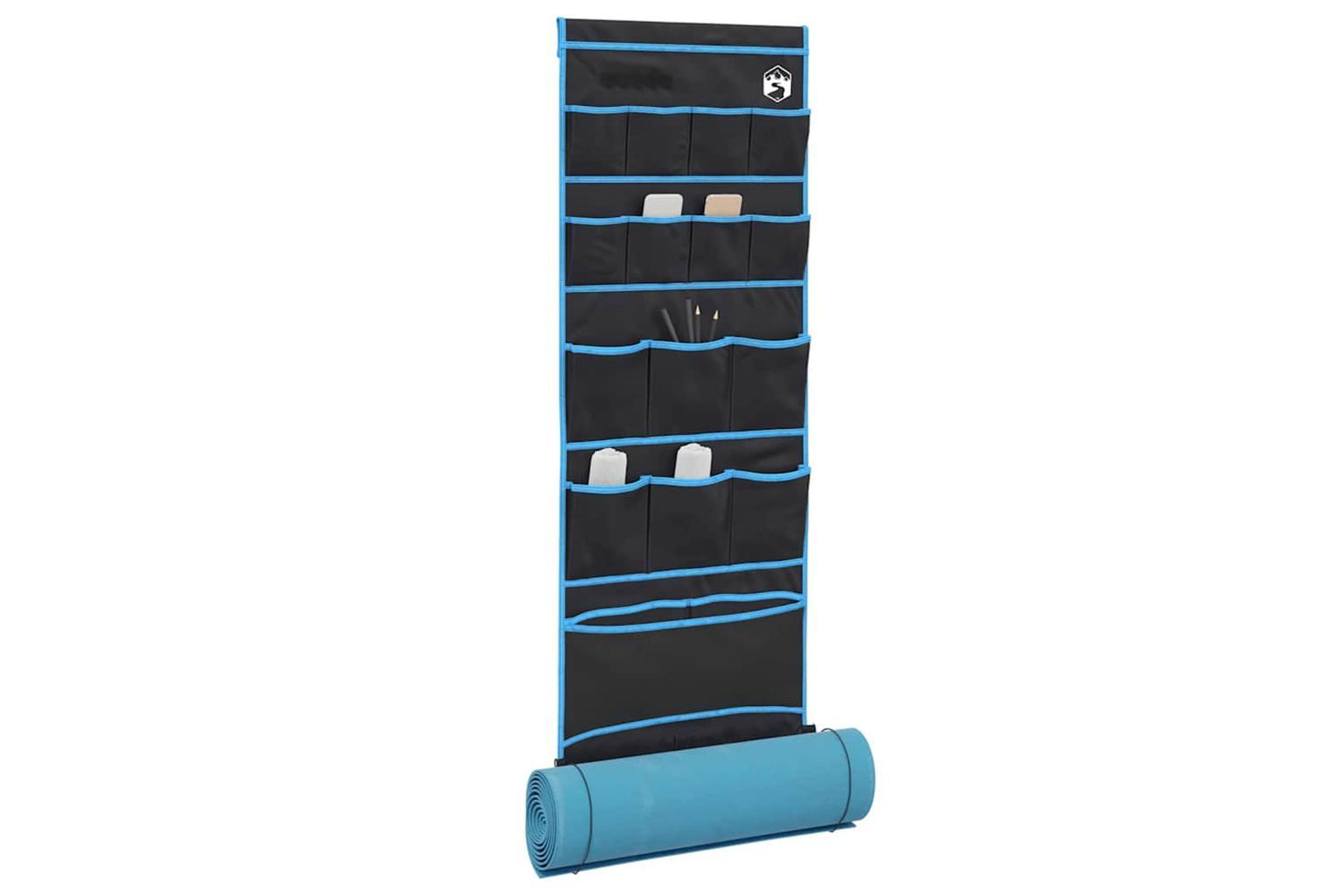 Vidaxl Storage Bag With Storage Black And Blue 125 X 48 Cm Oxford-3