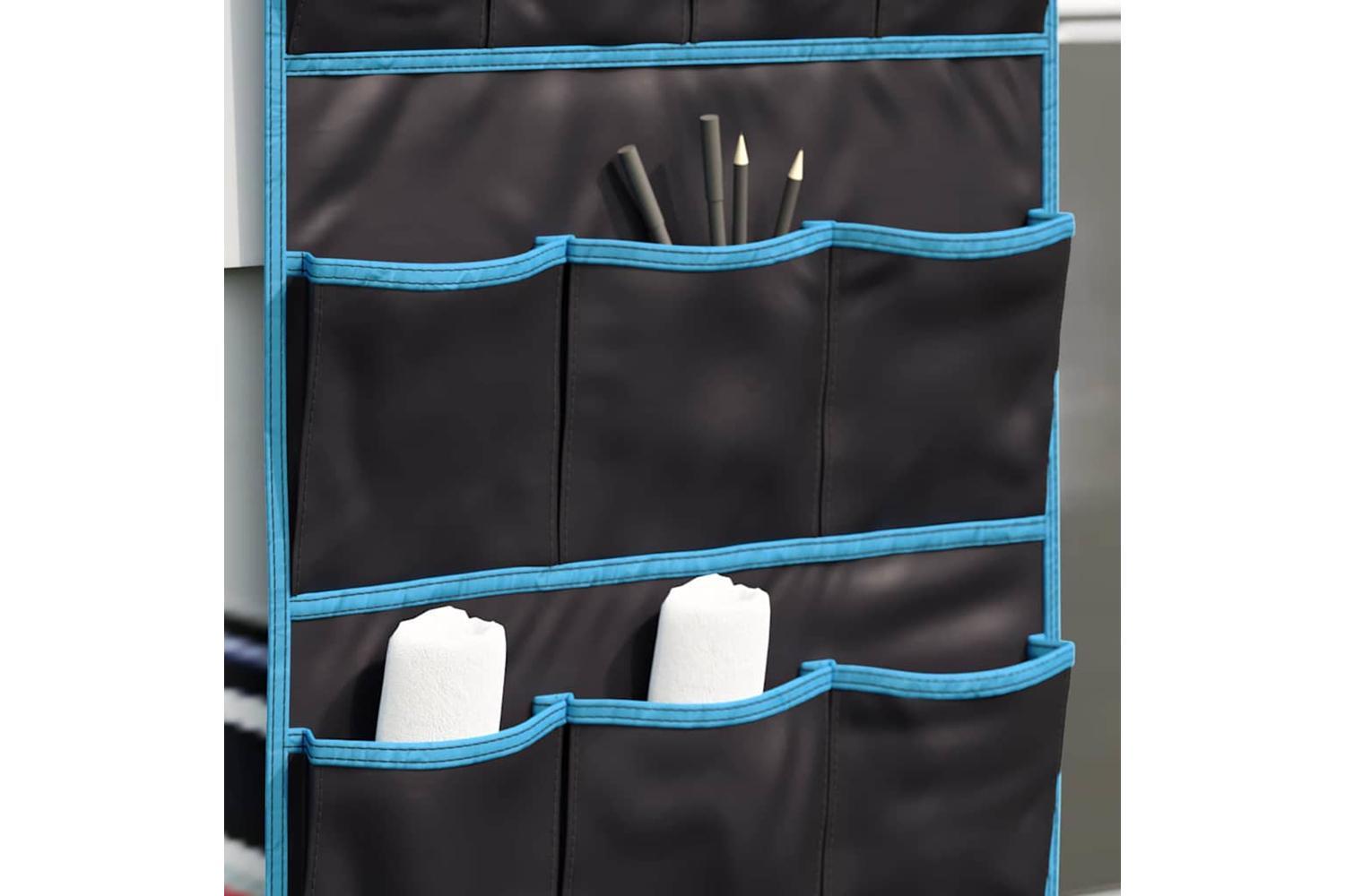 Vidaxl Storage Bag With Storage Black And Blue 125 X 48 Cm Oxford-4