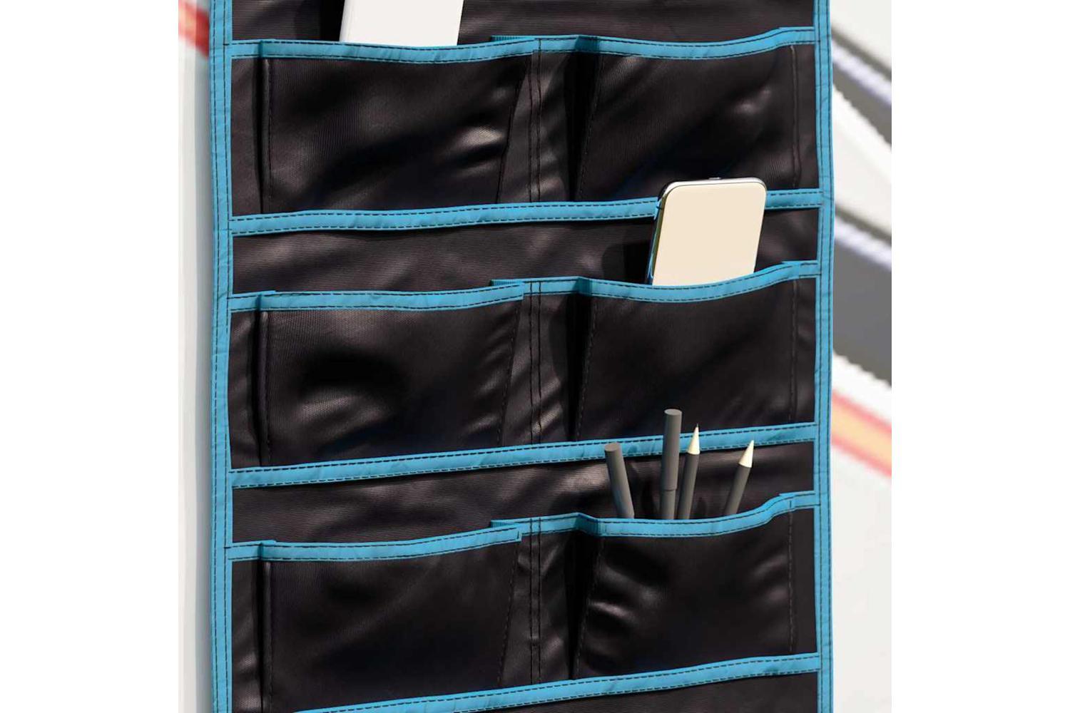 Vidaxl Storage Bag With Storage Black And Blue 63.5 X 40 Cm Oxford-4