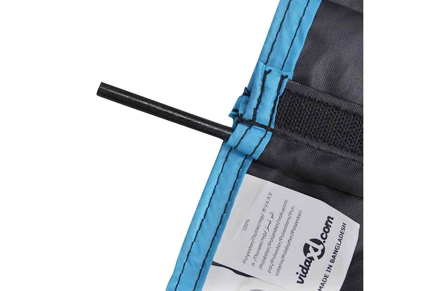 Vidaxl Storage Bag With Storage Black And Blue 63.5 X 40 Cm Oxford-8