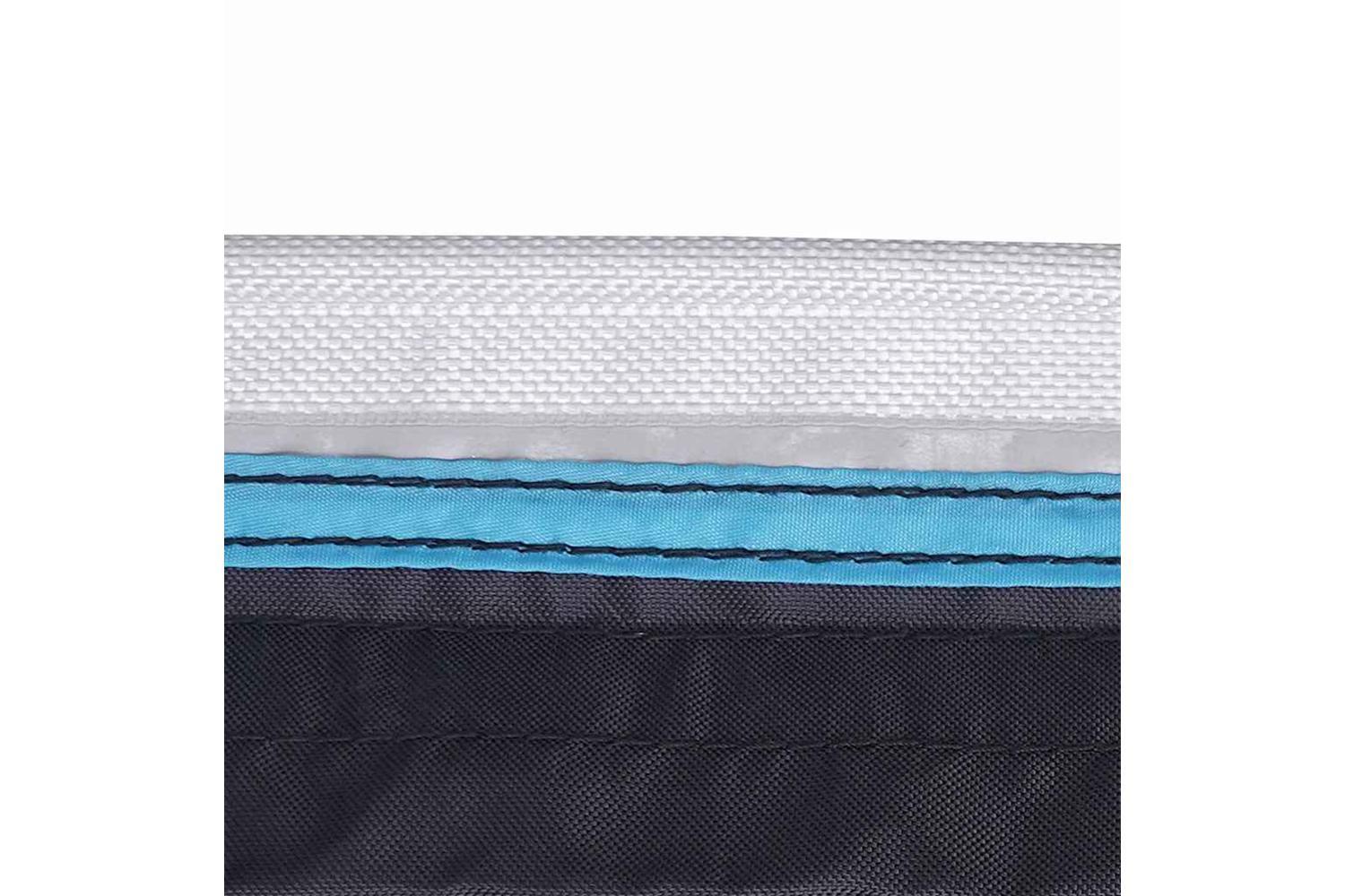Vidaxl Storage Bag With Storage Black And Blue 140 X 43 Cm Oxford-10