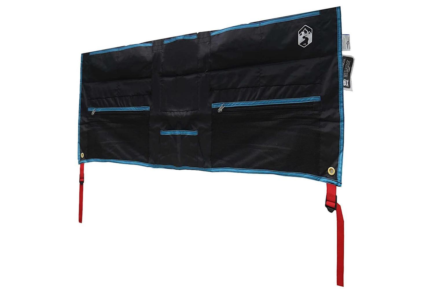 Vidaxl Storage Bag With Storage Black And Blue 98 X 47 Cm Oxford