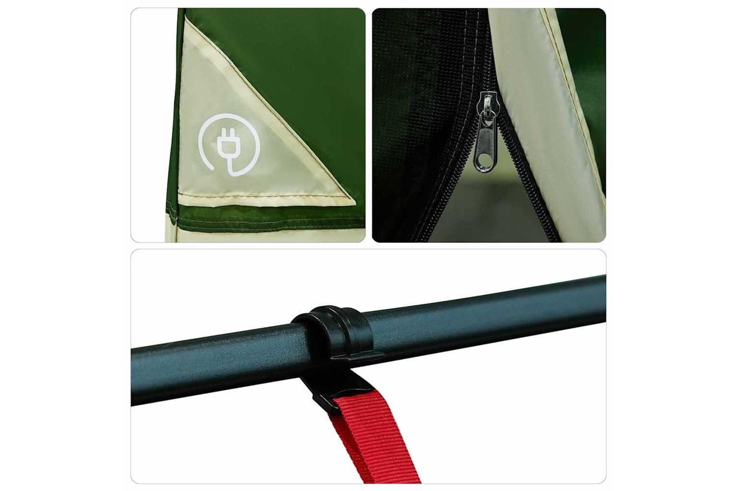 Vidaxl Inner Tent With Roof Green 280 X 220 X 176 Cm Taffeta-7