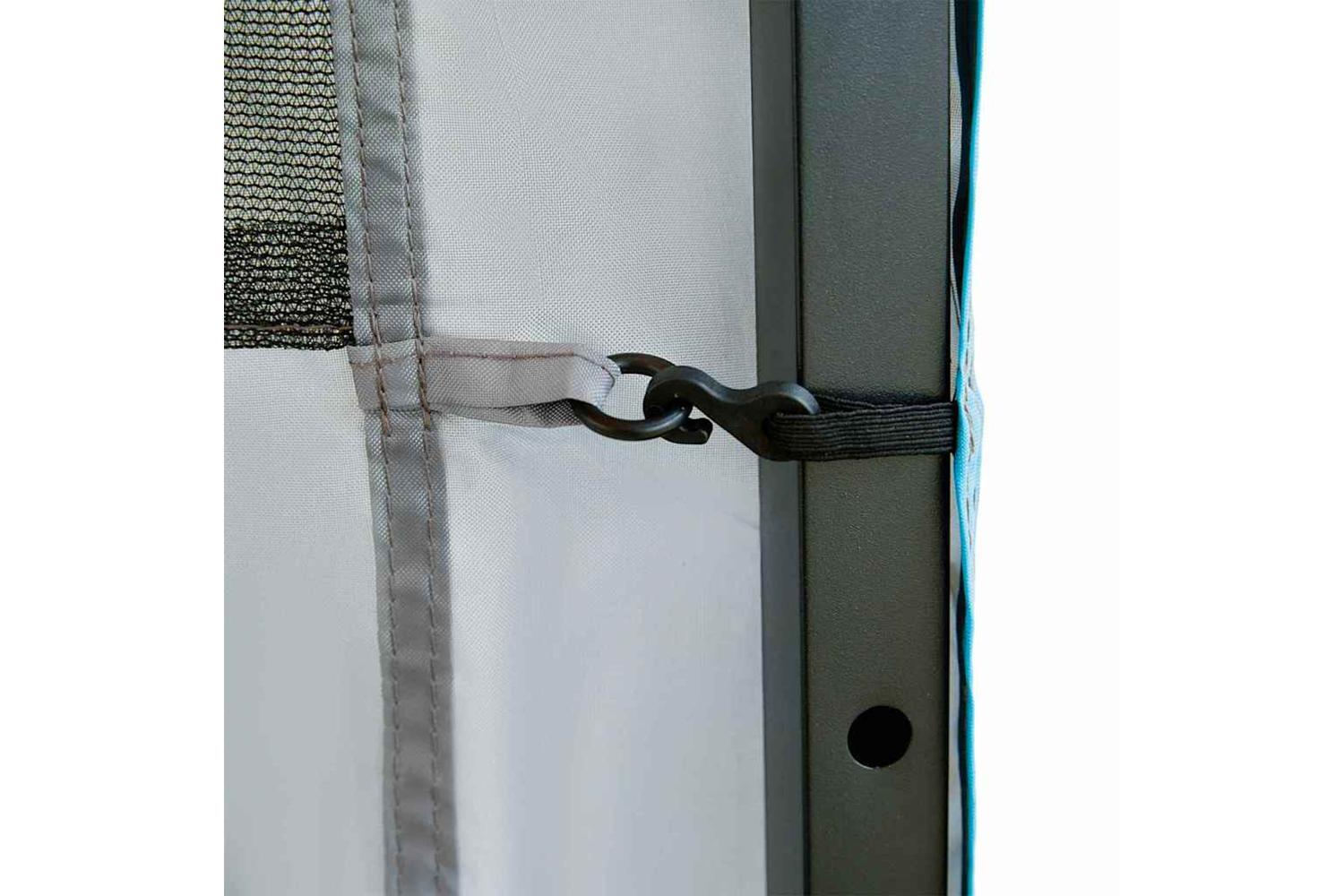 Vidaxl Hanging Tent Organiser Grey And Blue 320 X 182 Cm Oxford-7