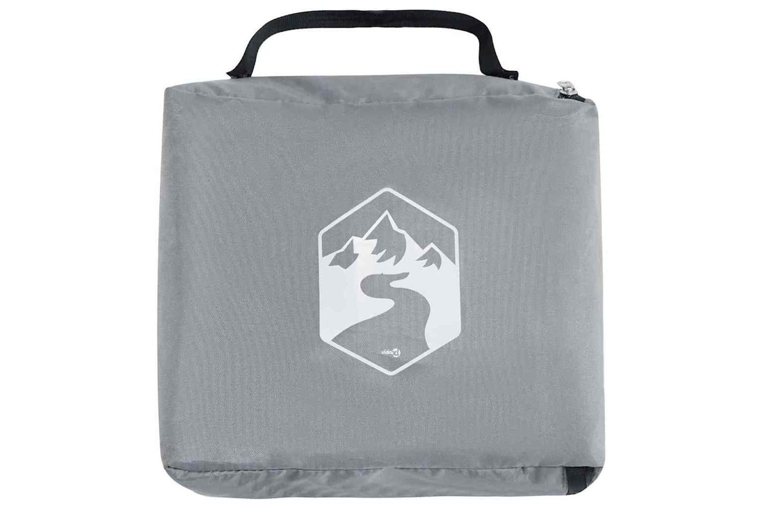 Vidaxl Hanging Tent Organiser Grey And Blue 320 X 182 Cm Oxford-8