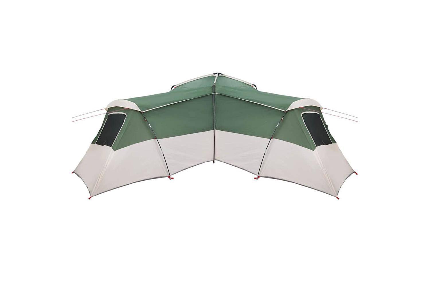 Vidaxl Family Tent With Roof Green 833 X 585 X 216 Cm Taffeta-5