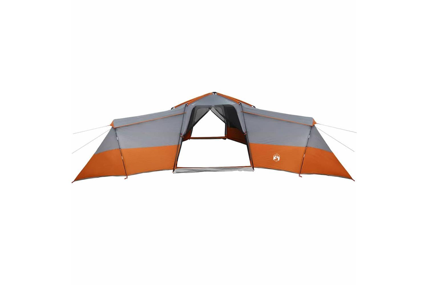 Vidaxl Family Tent Grey And Orange 833 X 585 X 216 Cm Taffeta-4