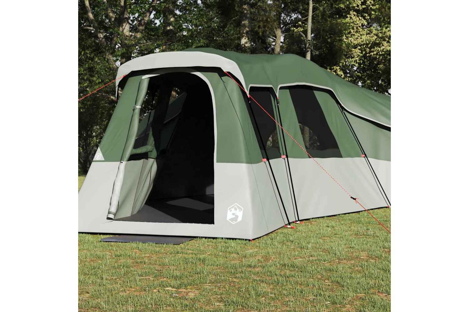 Vidaxl Family Tent With Roof Green 762 X 655 X 218 Cm Taffeta-3