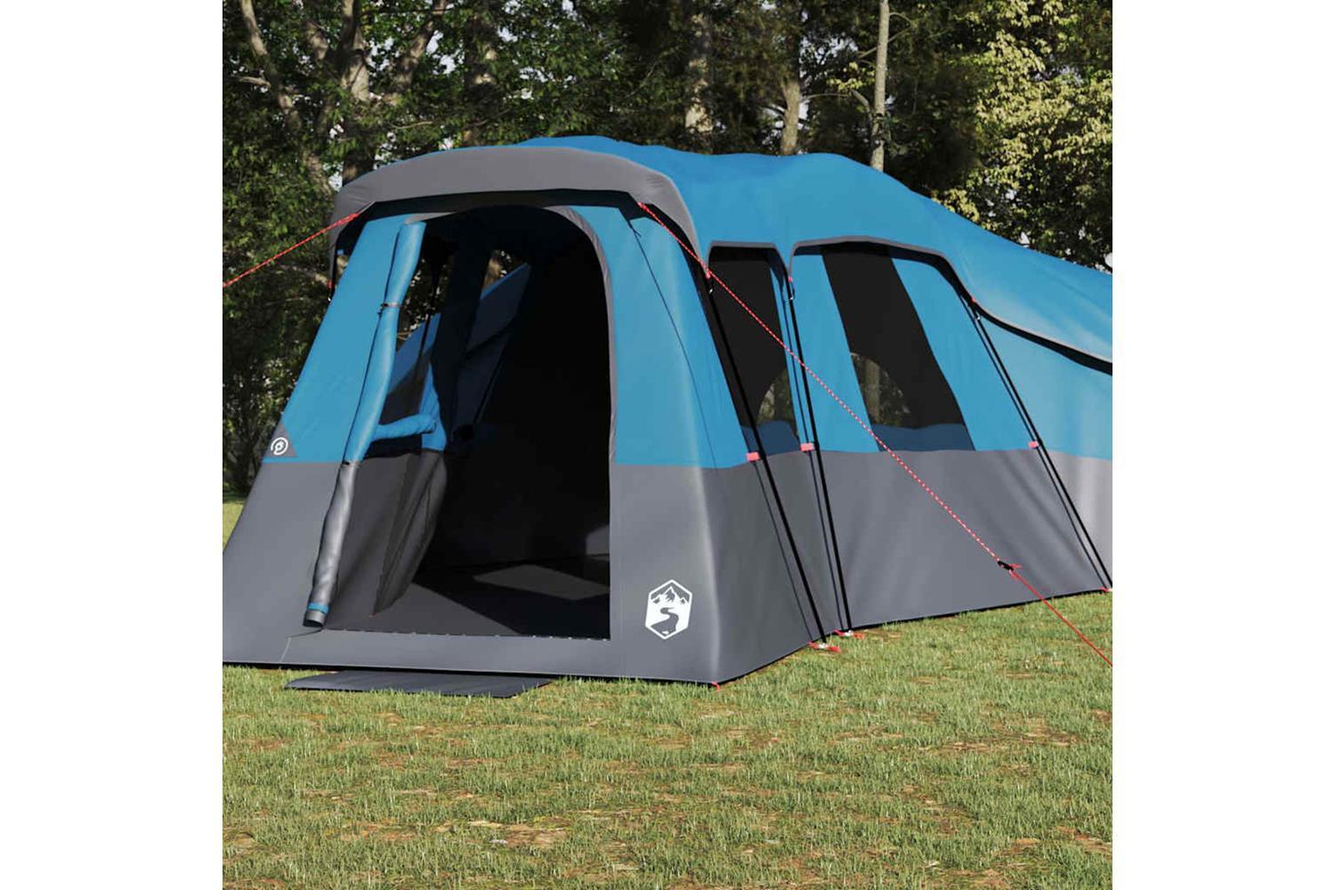 Vidaxl Family Tent With Roof Blue 762 X 655 X 218 Cm Taffeta-3