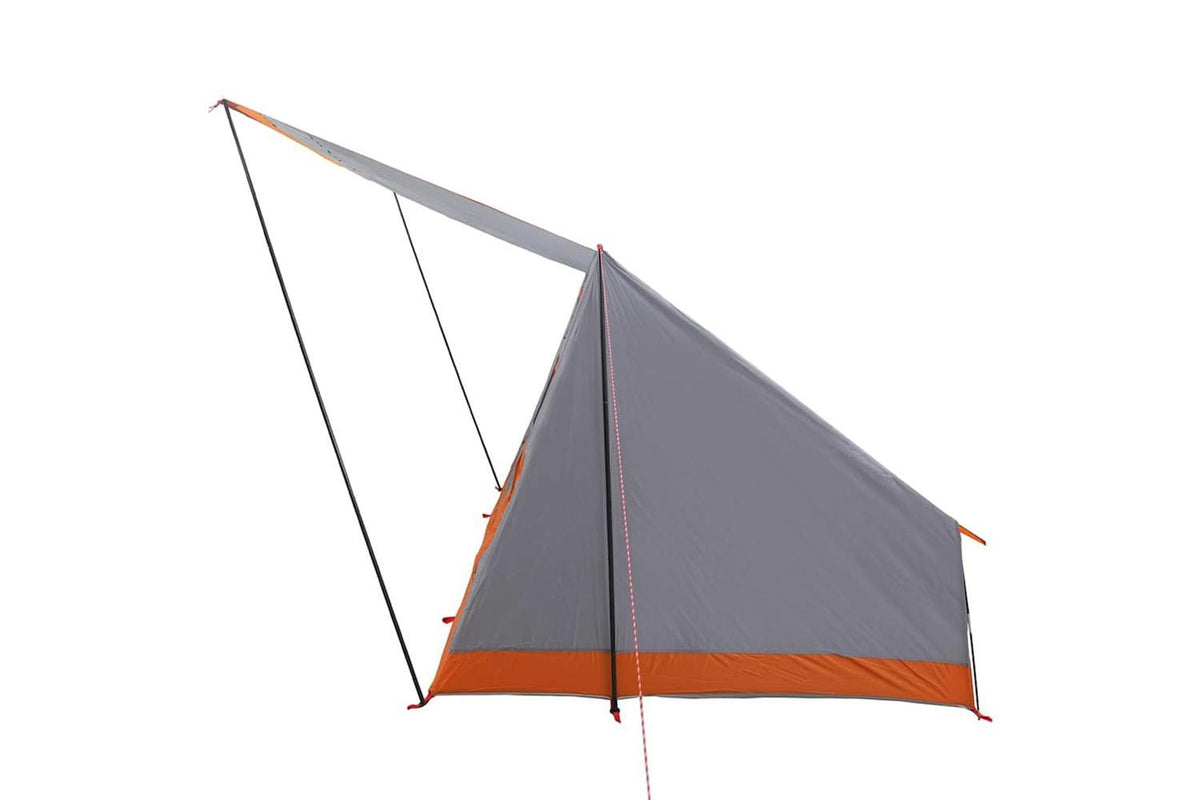 Vidaxl Camping Tent Grey And Orange 282 X 225 X 154 Cm Taffeta-5