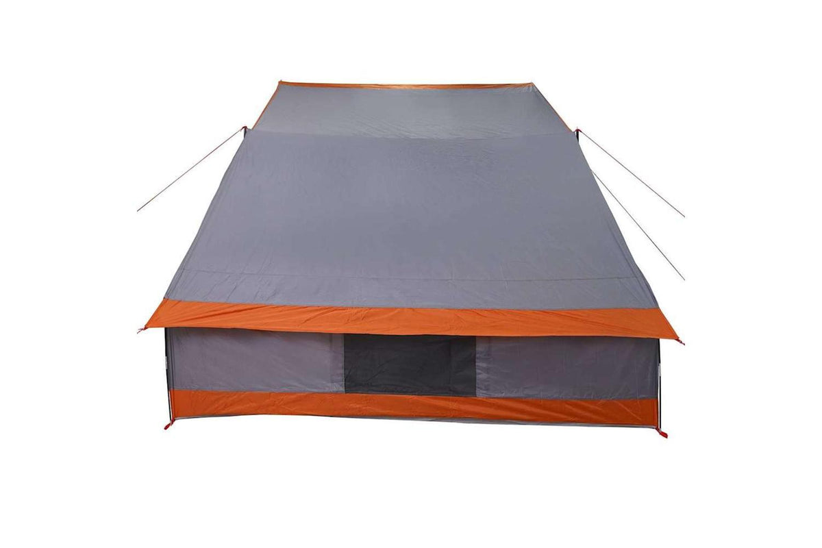 Vidaxl Camping Tent Grey And Orange 282 X 225 X 154 Cm Taffeta-6