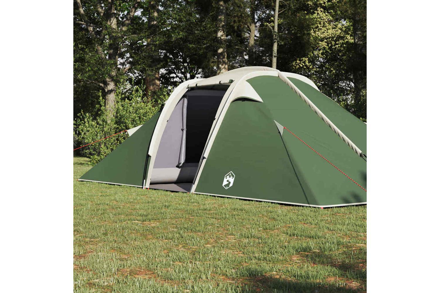 Vidaxl Tunnel Tent With Roof Green 510 X 240 X 156 Cm Taffeta-3