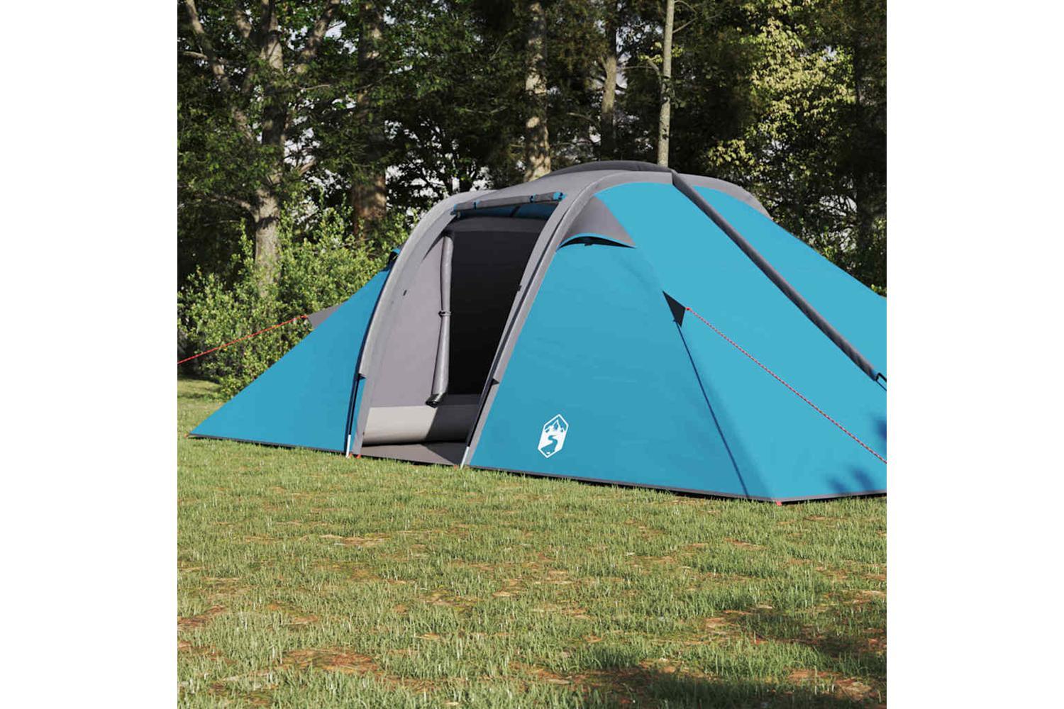 Vidaxl Tunnel Tent With Roof Blue 510 X 240 X 156 Cm Taffeta-3