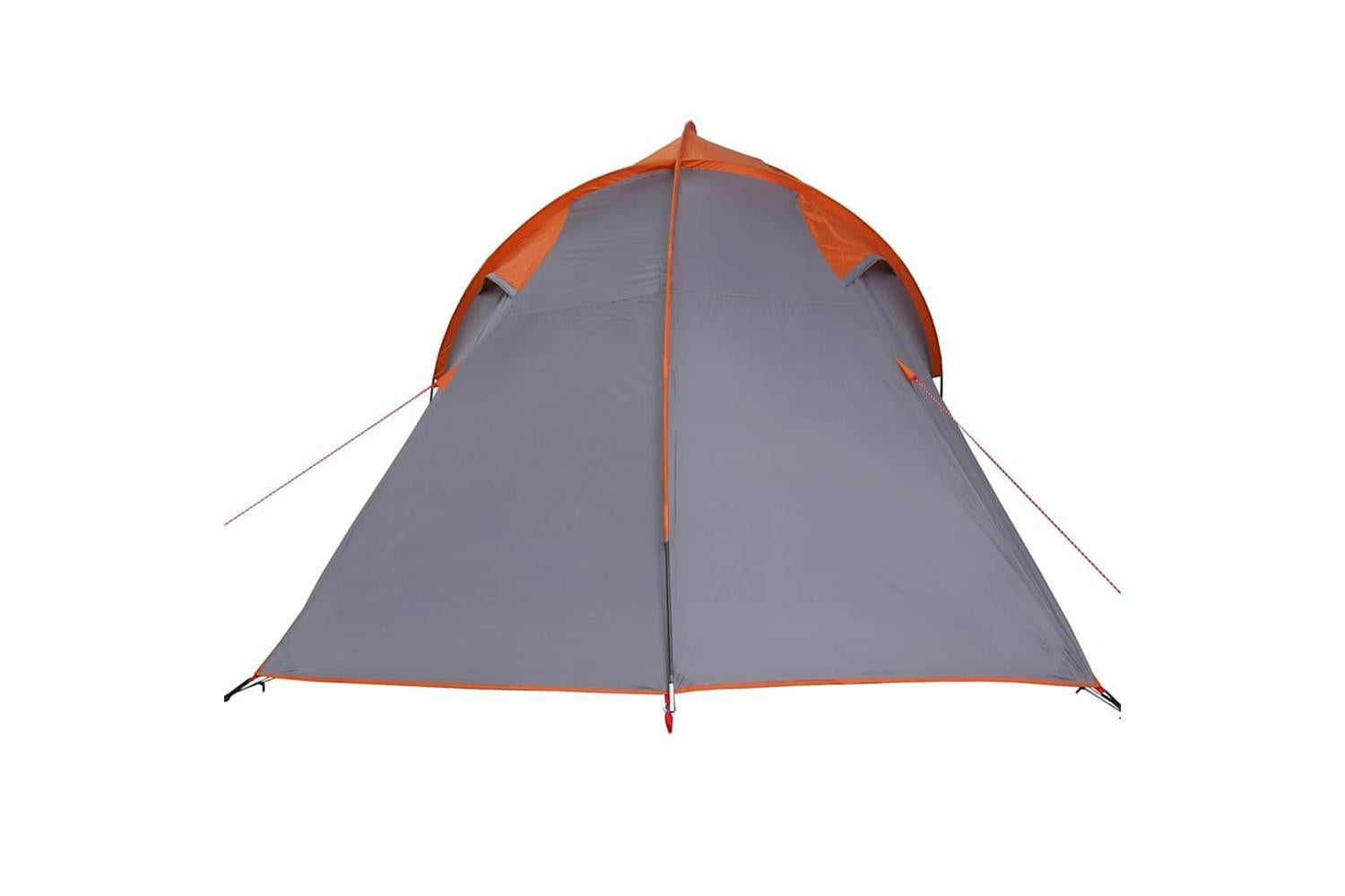 Vidaxl Tunnel Tent Grey And Orange 510 X 240 X 156 Cm Taffeta-5