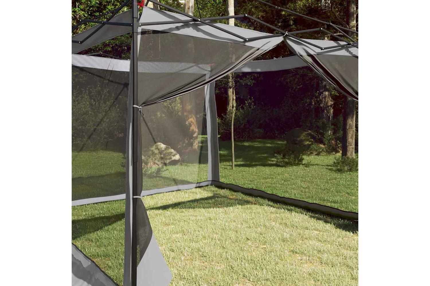 Vidaxl Inner Tent With Roof Grey And Orange 303 X 303 X 196 Cm Taffeta-3