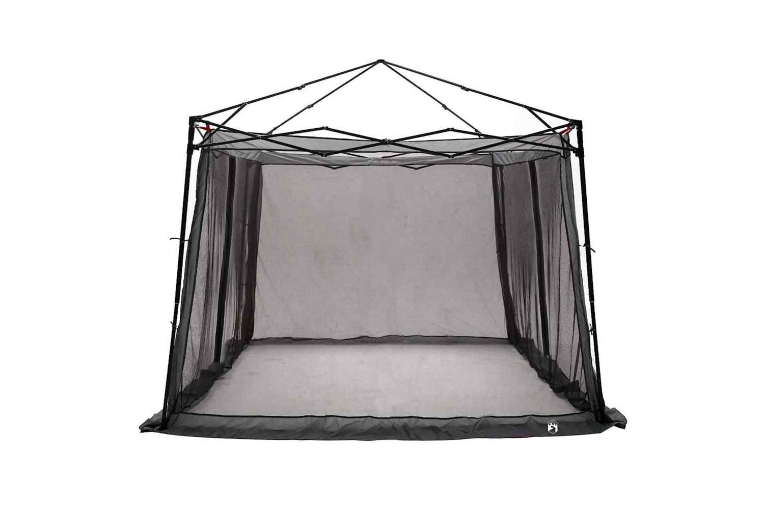 Vidaxl Inner Tent With Roof Grey And Orange 303 X 303 X 196 Cm Taffeta-6