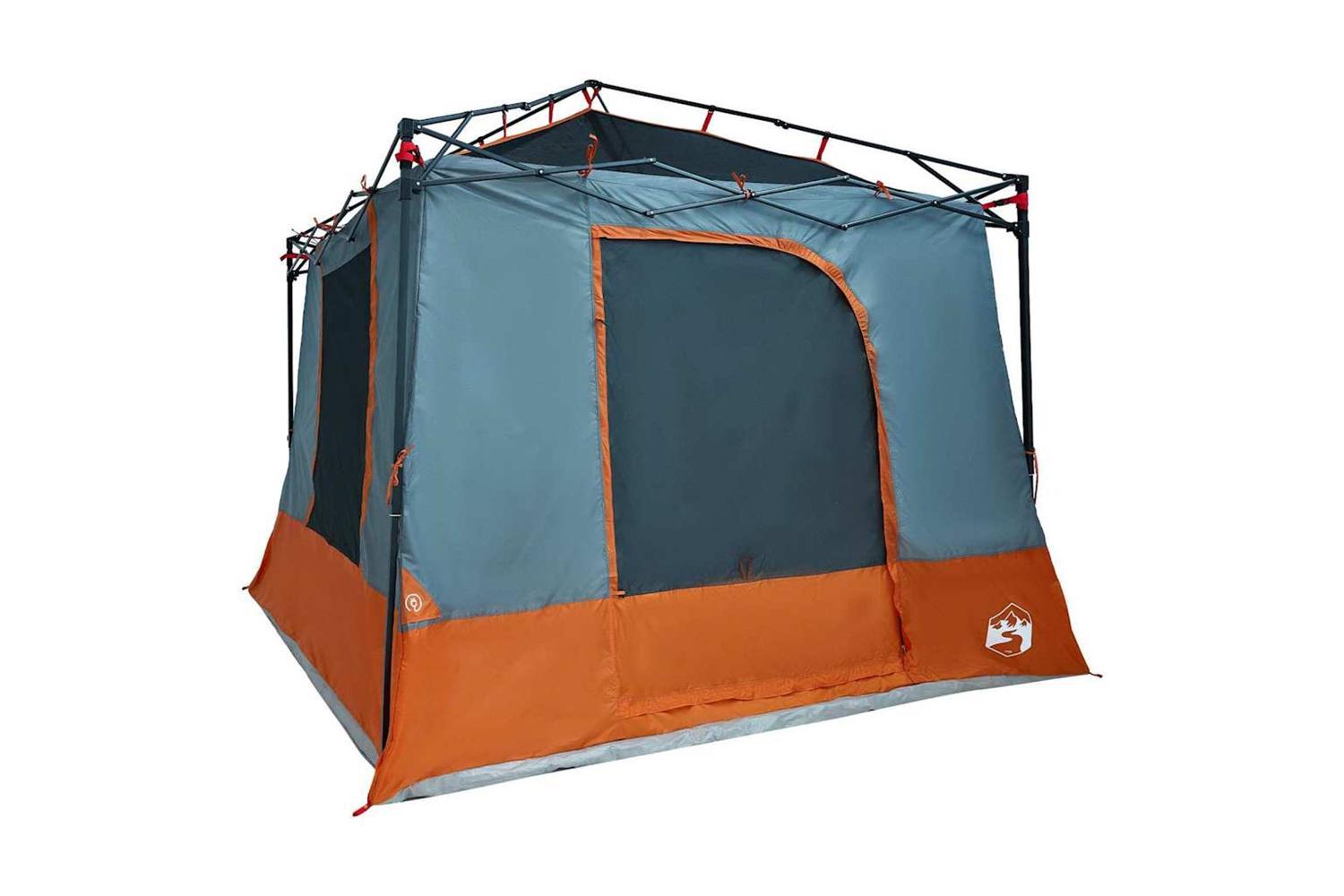 Vidaxl Inner Tent With Roof Grey And Orange 290 X 288 X 234 Cm Taffeta