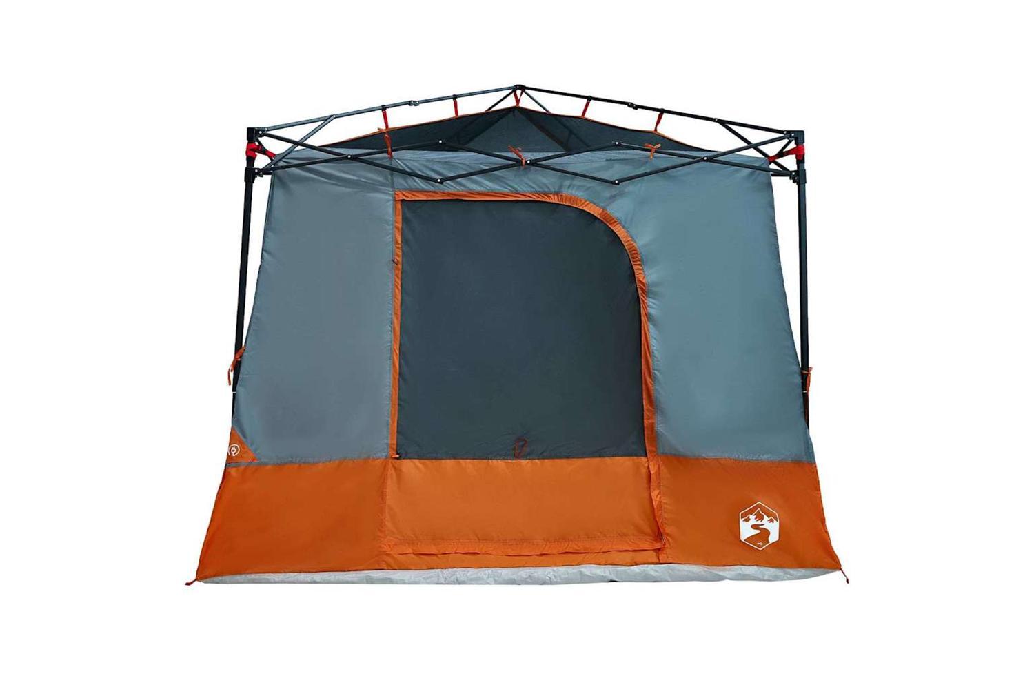Vidaxl Inner Tent With Roof Grey And Orange 290 X 288 X 234 Cm Taffeta-4